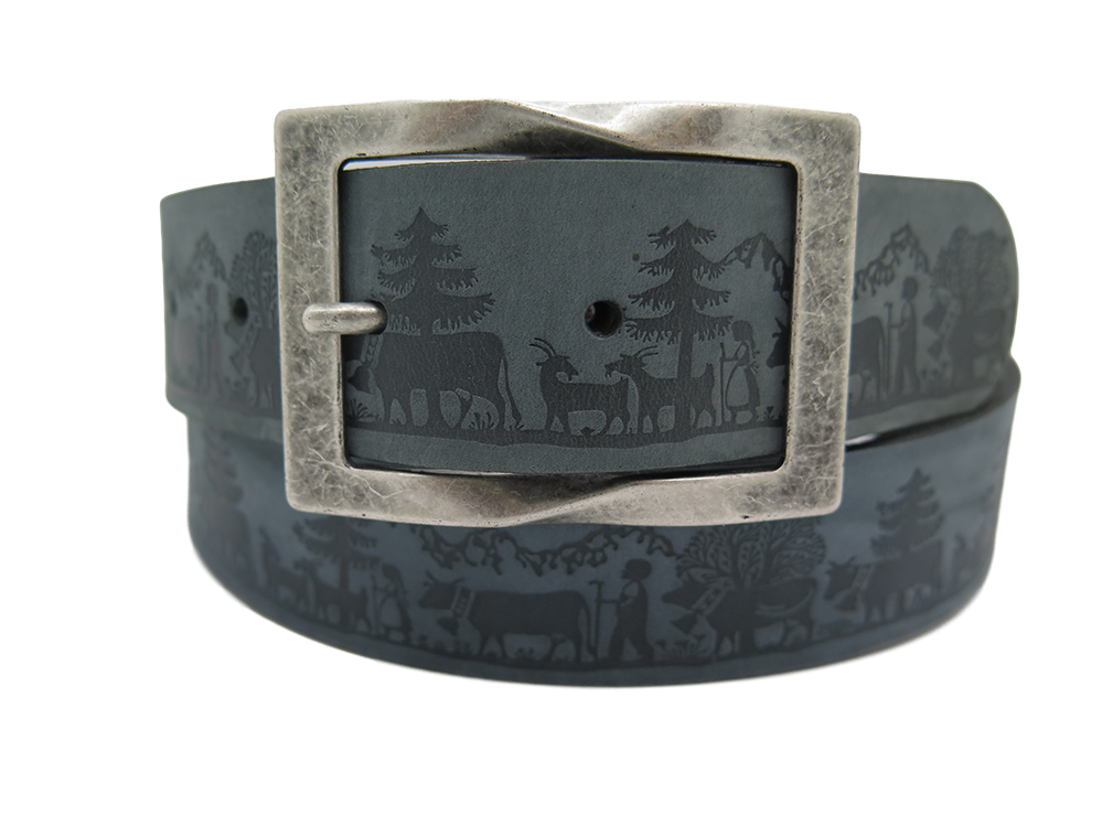 Ledergurt Branding Alpsommer 40mm (11065/72-40)